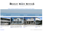 Desktop Screenshot of bradley-beach-rentals.com