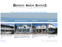 Tablet Screenshot of bradley-beach-rentals.com